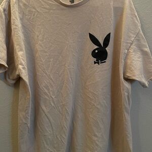Playboy Men's Gray T-Shirt